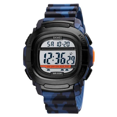 Мужские часы Skmei 1657CMBU Camouflage-Blue