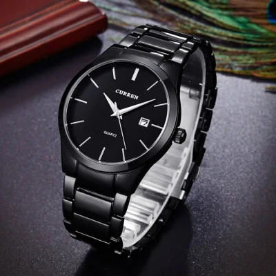 Чоловічий годинник Curren 8106 All Black