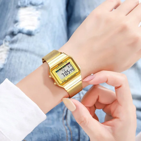 Жіночий годинник Skmei 1660GD Gold фото 5