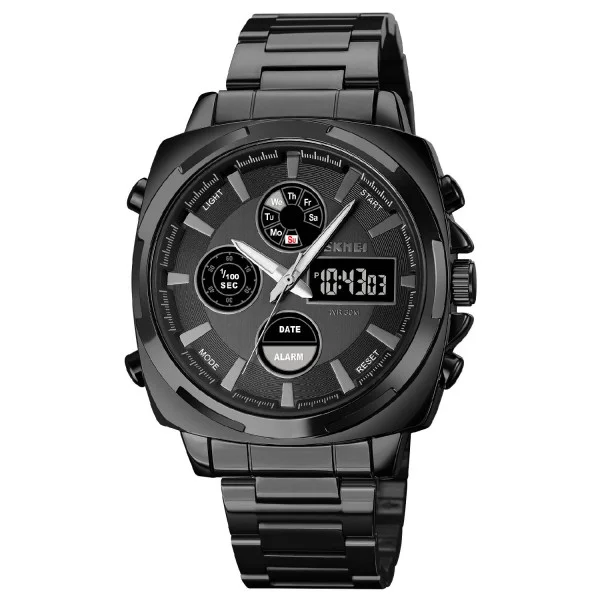 Мужские часы Skmei 1673BKBK Black-Black фото 1
