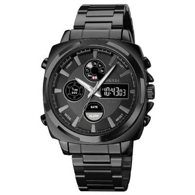 Чоловічий годинник Skmei 1673BKBK Black-Black