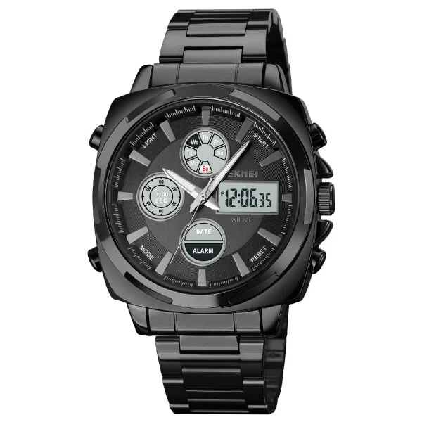 Чоловічий годинник Skmei 1673BKWT Black-White фото 1