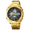 Чоловічий годинник Skmei 1673GDBK Gold-Black фото 2
