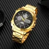 Чоловічий годинник Skmei 1673GDBK Gold-Black фото 5