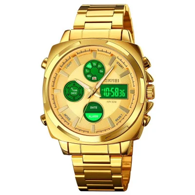 Чоловічий годинник Skmei 1673GDGD Gold-Gold