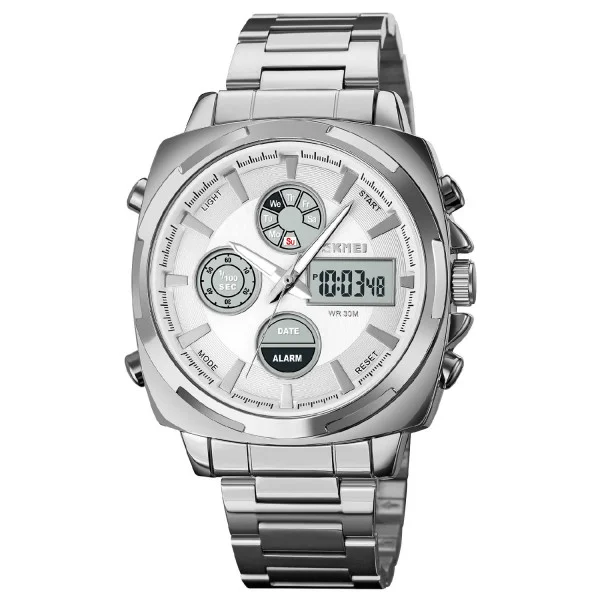 Мужские часы Skmei 1673SI Silver фото 1