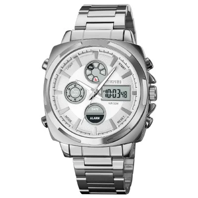 Чоловічий годинник Skmei 1673SI Silver