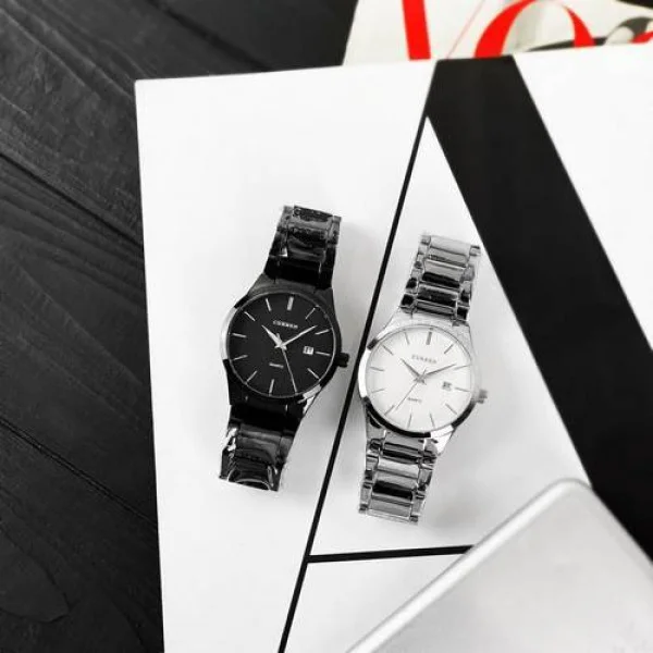 Чоловічий годинник Curren 8106 Silver-White фото 7