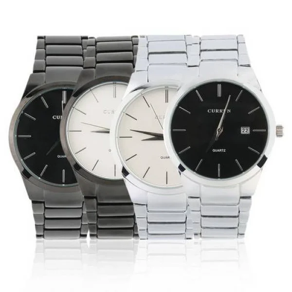 Чоловічий годинник Curren 8106 Silver-White фото 11