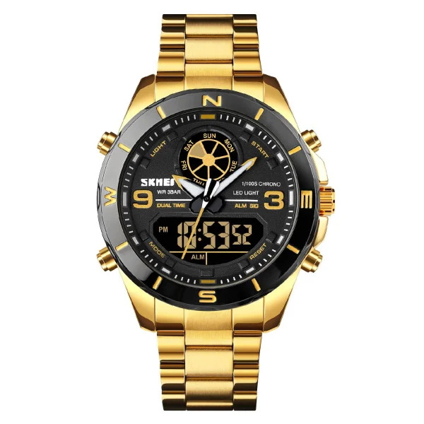 Чоловічий годинник Skmei 1839GD Gold фото 1
