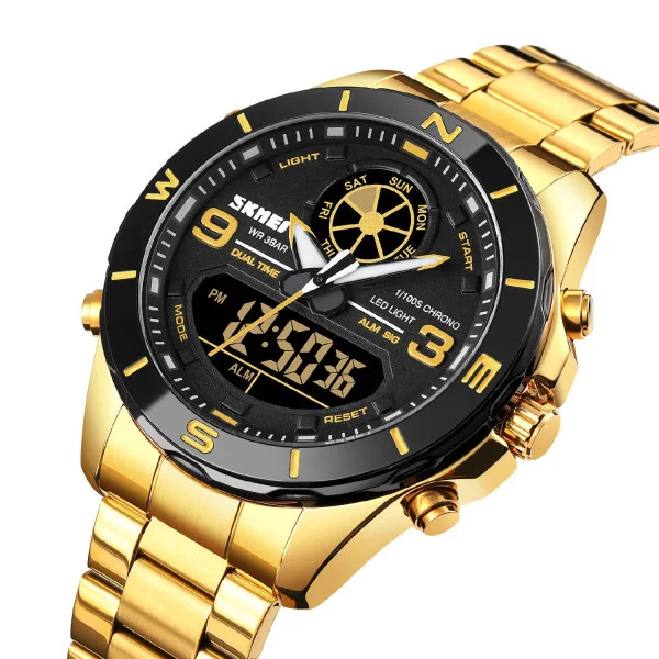 Чоловічий годинник Skmei 1839GD Gold фото 3