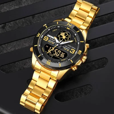 Чоловічий годинник Skmei 1839GD Gold