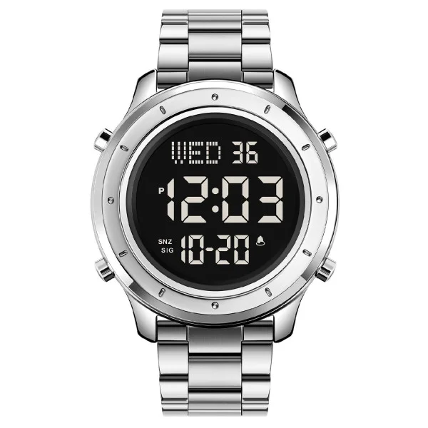 Мужские часы Skmei 1864SSIBK Silver-Black-Steel фото 1