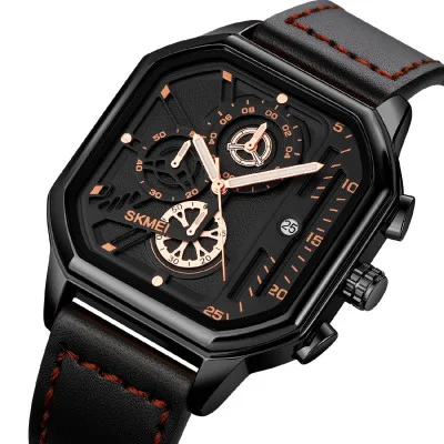 Чоловічий годинник Skmei 1963BKRG Black-Rose-Gold