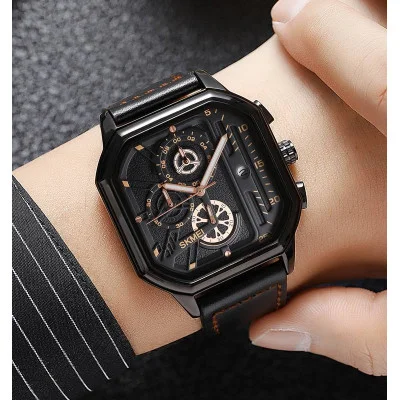 Чоловічий годинник Skmei 1963BKRG Black-Rose-Gold