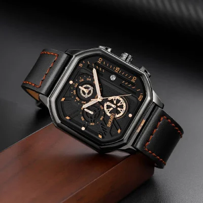 Чоловічий годинник Skmei 1963BKRG Black-Rose-Gold