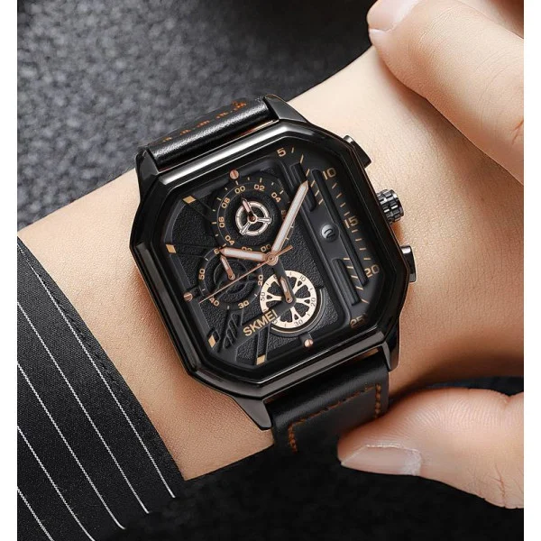 Чоловічий годинник Skmei 1963BKRG Black-Rose-Gold фото 4
