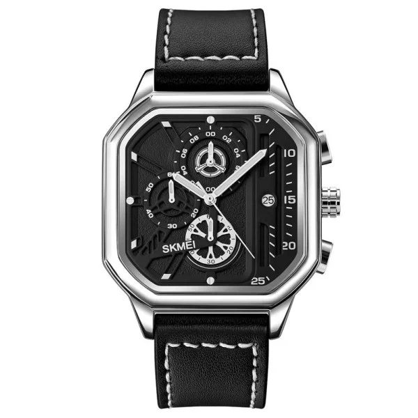 Чоловічий годинник Skmei 1963SI Silver фото 1