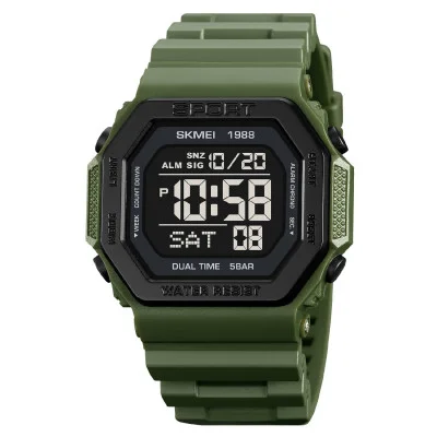 Чоловічий годинник Skmei 1988AG Army-Green