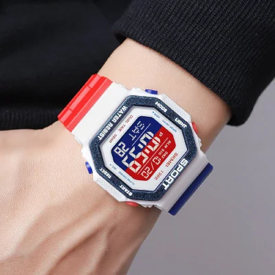 Електронний годинник Skmei 1988RDBU Red-Blue