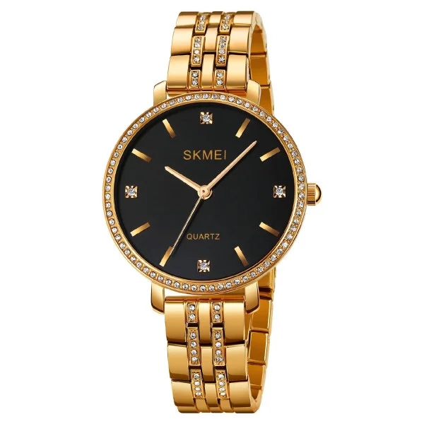 Женские часы Skmei 2006GDBK Gold-Black фото 1
