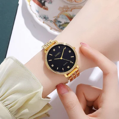 Жіночий годинник Skmei 2006GDBK Gold-Black