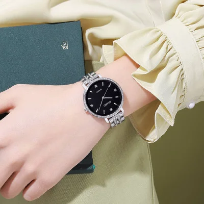 Жіночий годинник Skmei 2006SIBK Silver-Black
