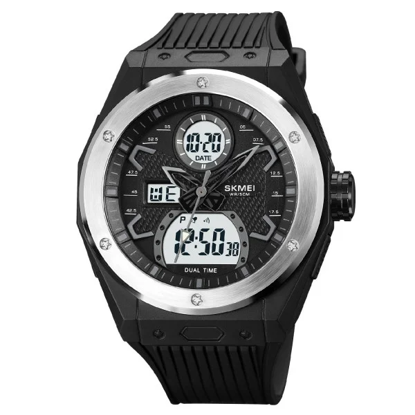 Мужские часы Skmei 2013SI Silver фото 1