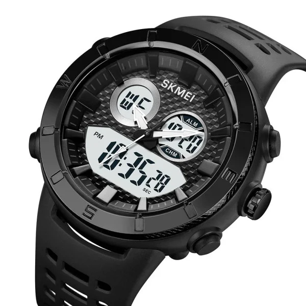 Чоловічий годинник Skmei 2014BKWT Black-White фото 4