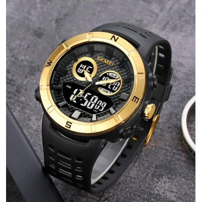 Чоловічий годинник Skmei 2014GDBK Gold-Black