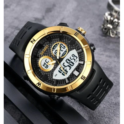 Чоловічий годинник Skmei 2014GDWT Gold-White