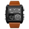 Чоловічий годинник Skmei 2020BKBKBN Black-Broun-Black фото 2