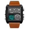 Чоловічий годинник Skmei 2020BKBKBN Black-Broun-Black фото 5