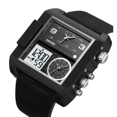 Чоловічий годинник Skmei 2020BKWTBK Black-Black-White