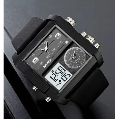 Чоловічий годинник Skmei 2020BKWTBK Black-Black-White