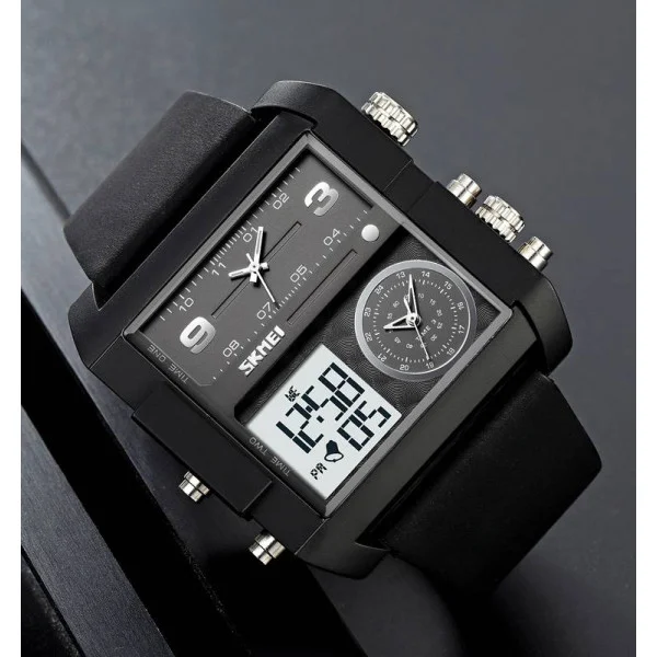 Мужские часы Skmei 2020BKWTBK Black-Black-White фото 5