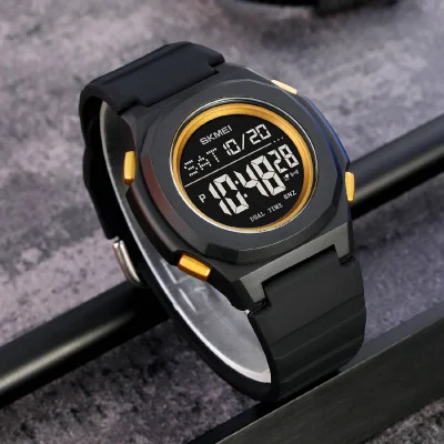 Мужские часы Skmei 2023BKGD-BK Black-Gold Black