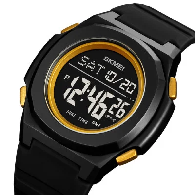 Мужские часы Skmei 2023BKGD-BK Black-Gold Black
