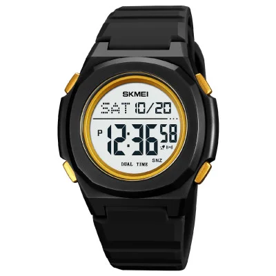 Чоловічий годинник Skmei 2023BKGD-WT Black-Gold White
