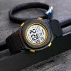 Чоловічий годинник Skmei 2023BKGD-WT Black-Gold White фото 5