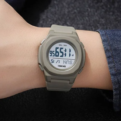 Чоловічий годинник Skmei 2023KH Khaki