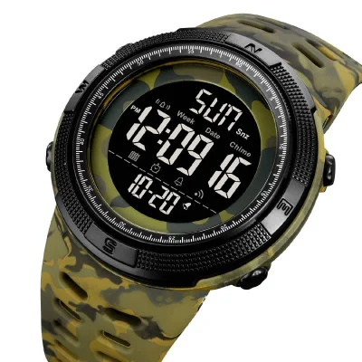Чоловічий годинник Skmei 2070CMGN Camo Green