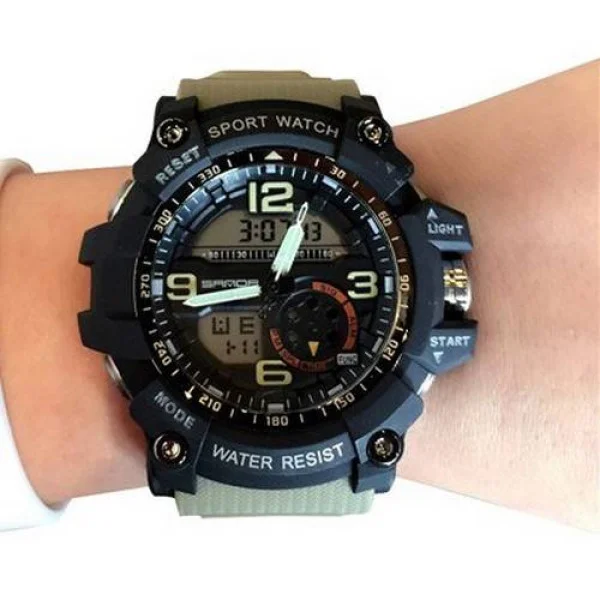 Мужские часы Sanda 759 Beige-Black фото 3