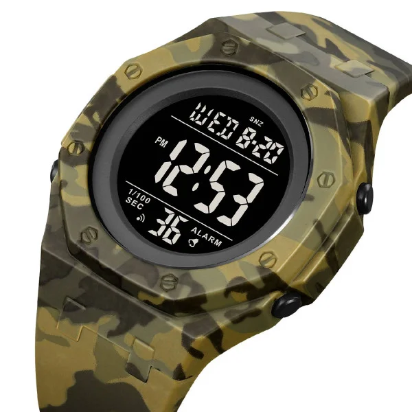 Чоловічий годинник Skmei 2048CMGN Army Green Camo фото 3