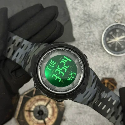 Чоловічий годинник Skmei 2070CMGY Camo Grey