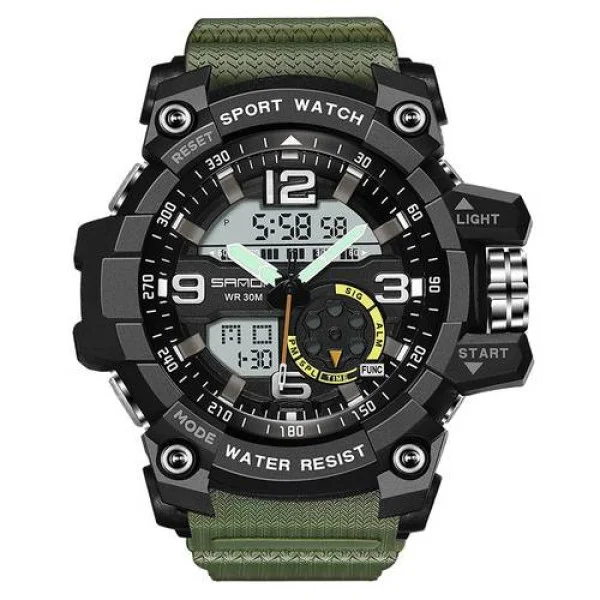 Мужские часы Sanda 759 Green-Black фото 1