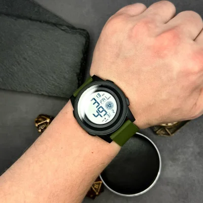 Чоловічий годинник Skmei 2082AGWT Army Green White
