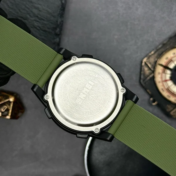 Мужские часы Skmei 2082AGWT Army Green White фото 10
