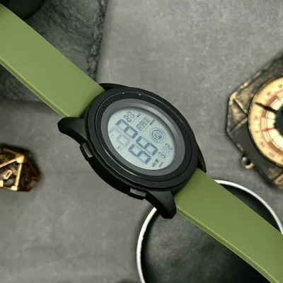 Мужские часы Skmei 2082AGWT Army Green White