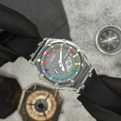 Чоловічий годинник Skmei 2100BKGY Black-Grey